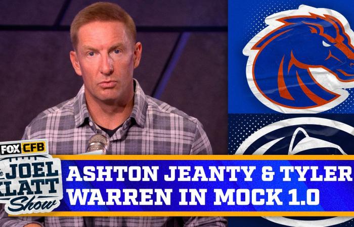 Ashton Jeanty & Tyler Warren in Joel Klatt's NFL Mock Draft 1.0 | Joel Klatt Show - chof 360 news