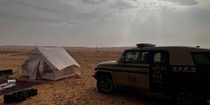 ضبط مواطن لارتكابه مخالفة التخييم بمحمية الملك عبدالعزيز الملكية - شوف 360 الإخباري