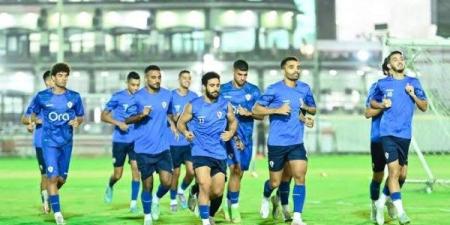 فقرات فنية للاعبي الزمالك استعدادا لمباراة الاتحاد السكندري