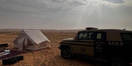 ضبط مواطن لارتكابه مخالفة التخييم بمحمية الملك عبدالعزيز الملكية - شوف 360 الإخباري
