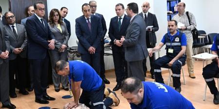 رئيس الوزراء يتفقد المركز القومي للتدريب بمقر هيئة الإسعاف المصرية - شوف 360 الإخباري