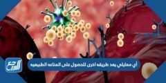 أي ممايلي يعد طريقه اخرى للحصول على المناعه الطبيعيه