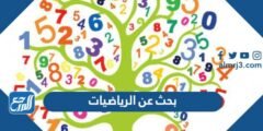 بحث عن الرياضيات كامل - موقع المرجع