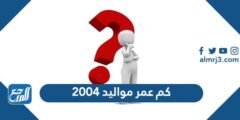 كم عمر مواليد 2004 - موقع المرجع
