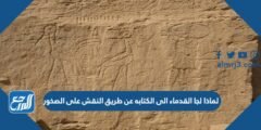 لماذا لجا القدماء الى الكتابه عن طريق النقش على الصخور 2026