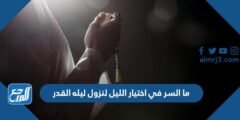 ما السر في اختيار الليل لنزول ليله القدر