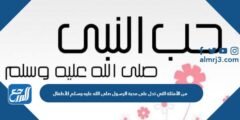 من الأمثلة التي تدل على محبة الرسول صلى الله عليه وسلم للأطفال