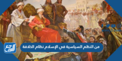 من النظم السياسية في الإسلام نظام الخلافة