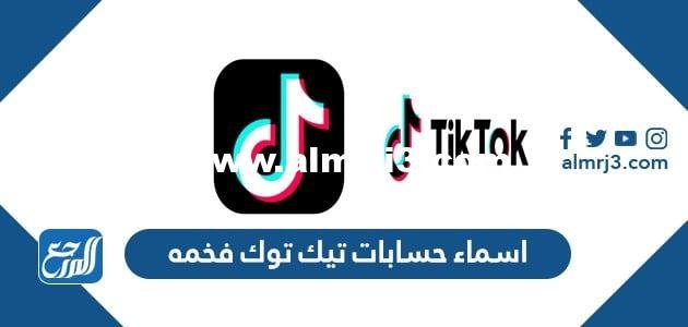 اسماء حسابات تيك توك فخمه 2024