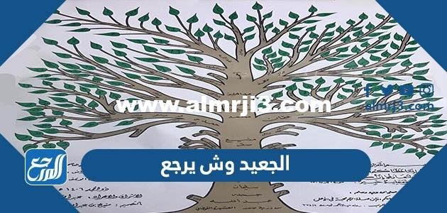الجعيد وش يرجع ، أصل عائلة جويعد من وين