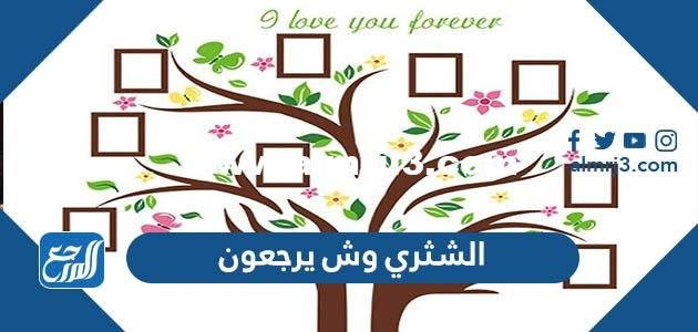 الشثري وش يرجعون ، اصل عائلة الشثري من اي قبيلة