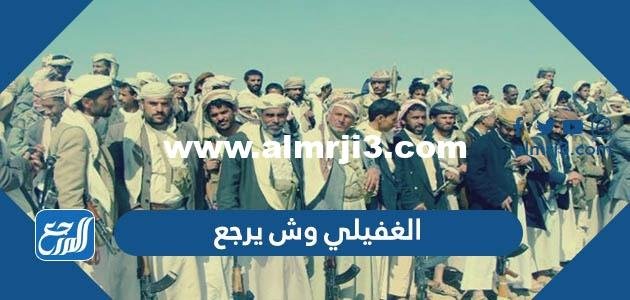 الغفيلي وش يرجع ، أصل عائلة الغفيلي من أي قبيلة 2026