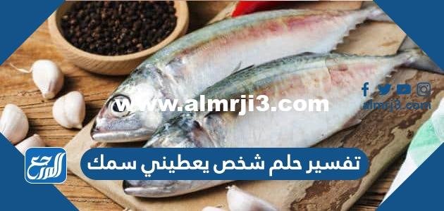 تفسير حلم شخص يعطيني سمك للعزباء والمتزوجة والحامل