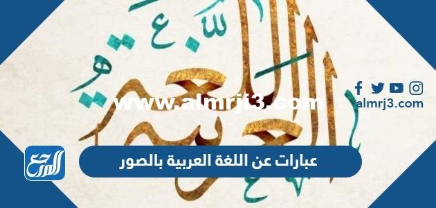 عبارات عن اللغة العربية بالصور