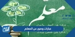 عبارات وصور عن المعلم 2026 خلفيات عن عيد المعلم 2026