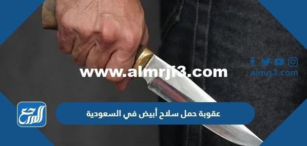 عقوبة حمل سلاح أبيض في السعودية وكم مدة السجن