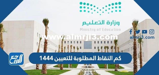 كم النقاط المطلوبة للتعيين 1446 وكيفية حسابها