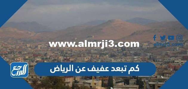 كم تبعد عفيف عن الرياض