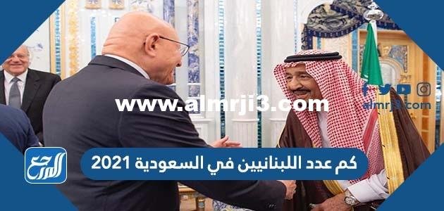 كم عدد اللبنانيين في السعودية 2024