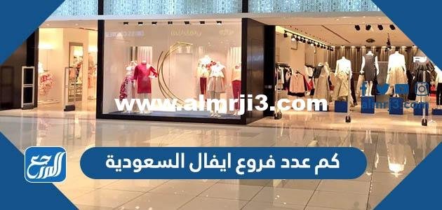 كم عدد فروع ايفال السعودية