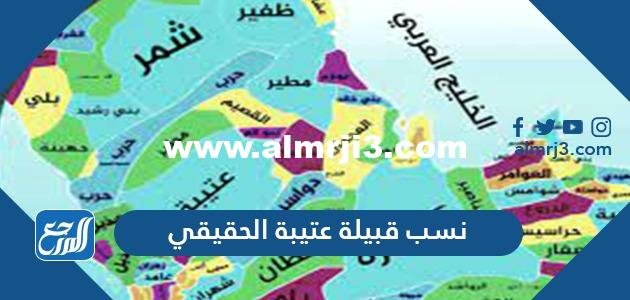 نسب قبيلة عتيبة الحقيقي - موقع المرجع