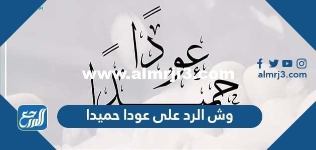 وش الرد على عودا حميدا ، عبارات الرد على عودا حميدا